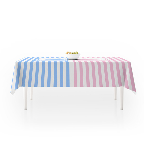 Striped w/ Whales Tablecloths (58"x102") - MAIN
