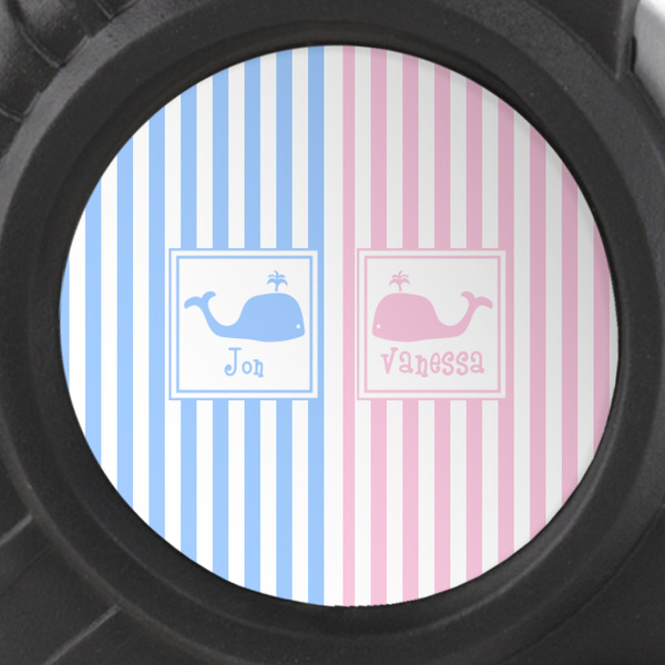 Striped w/ Whales Tape Measure - 25ft - detail