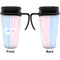 Striped w/ Whales Travel Mug with Black Handle - Approval