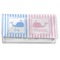 Striped w/ Whales Vinyl Checkbook Cover (Personalized)
