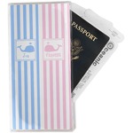 Striped w/ Whales Travel Document Holder