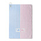 Striped w/ Whales Waffle Weave Golf Towel (Personalized)