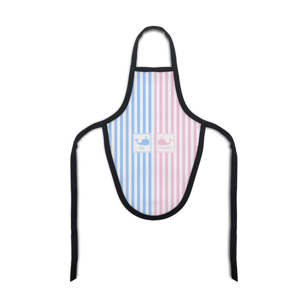 Custom Striped w/ Whales Bottle Apron (Personalized)