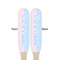 Striped w/ Whales Wooden Food Pick - Paddle - Double Sided - Front & Back