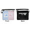 Striped w/ Whales Wristlet ID Cases - Front & Back