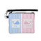 Striped w/ Whales Wristlet ID Case w/ Multiple Names