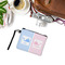 Striped w/ Whales Wristlet ID Cases - LIFESTYLE