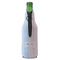 Striped w/ Whales Zipper Bottle Cooler - BACK (bottle)