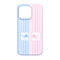 Striped w/ Whales iPhone 13 Pro Case - Back