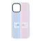 Striped w/ Whales iPhone 15 Pro Tough Case - Back