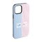 Striped w/ Whales iPhone 15 Tough Case -  Angle