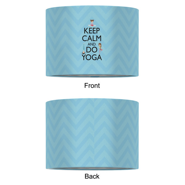 Keep Calm & Do Yoga 12" Drum Lampshade - APPROVAL (Fabric)