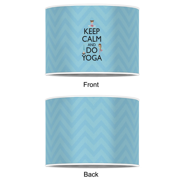 Keep Calm & Do Yoga 12" Drum Lampshade - APPROVAL (Poly Film)