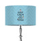 Keep Calm & Do Yoga 12" Drum Lampshade - ON STAND (Fabric)