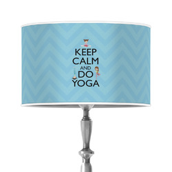 Keep Calm & Do Yoga 12" Drum Lamp Shade - Poly-film
