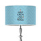 Keep Calm & Do Yoga 12" Drum Lampshade - ON STAND (Poly Film)