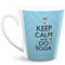 Keep Calm & Do Yoga 12 Oz Latte Mug - Front Full