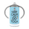 Keep Calm & Do Yoga 12 oz Stainless Steel Sippy Cups - FRONT