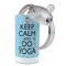 Keep Calm & Do Yoga 12 oz Stainless Steel Sippy Cups - Top Off