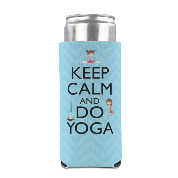 Keep Calm & Do Yoga 12oz Tall Can Sleeve - FRONT (on can)