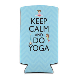 Keep Calm & Do Yoga Can Cooler (tall 12 oz)
