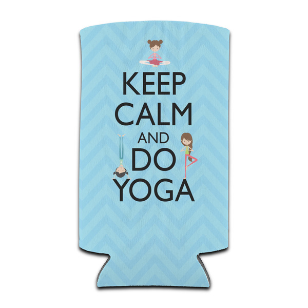 Keep Calm & Do Yoga 12oz Tall Can Sleeve - Set of 4 - FRONT