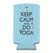 Keep Calm & Do Yoga 12oz Tall Can Sleeve - Set of 4 - FRONT