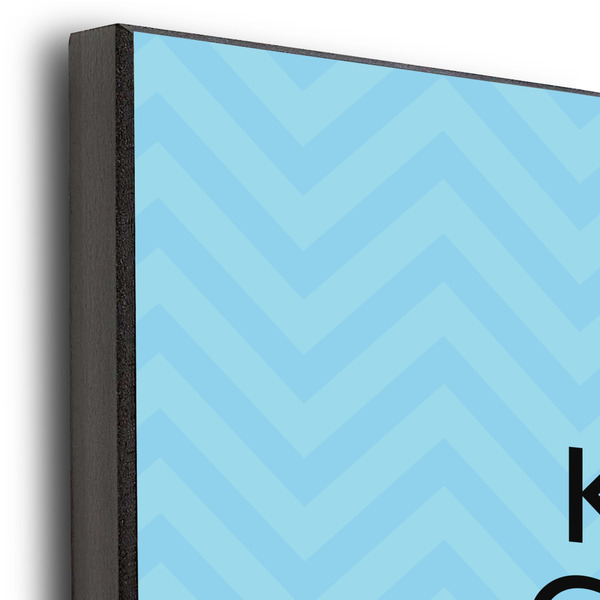 Keep Calm & Do Yoga 12x12 Wood Print - Closeup