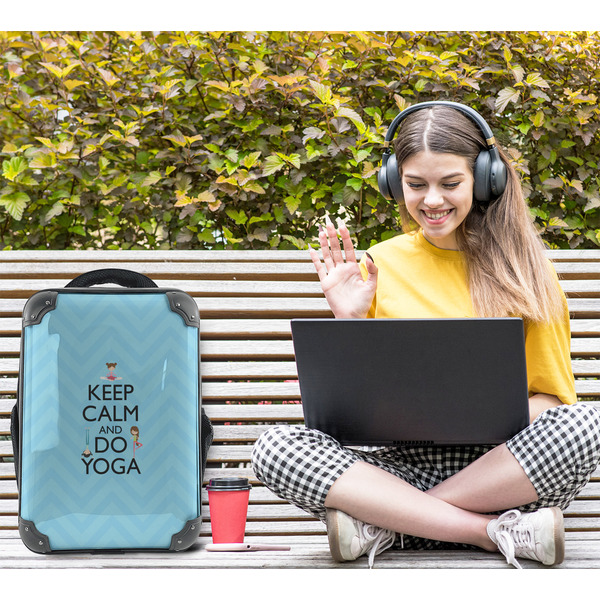 Keep Calm & Do Yoga 15" Backpack - LIFESTYLE