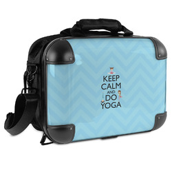 Keep Calm & Do Yoga Hard Shell Briefcase - 15"