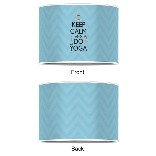 Keep Calm & Do Yoga 16" Drum Lampshade - APPROVAL (Poly Film)