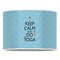 Keep Calm & Do Yoga 16" Drum Lampshade - FRONT (Poly Film)