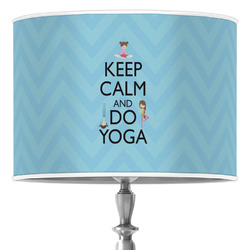 Keep Calm & Do Yoga Drum Lamp Shade