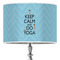 Keep Calm & Do Yoga 16" Drum Lampshade - ON STAND (Poly Film)