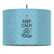 Keep Calm & Do Yoga 16" Drum Lampshade - PENDANT (Fabric)