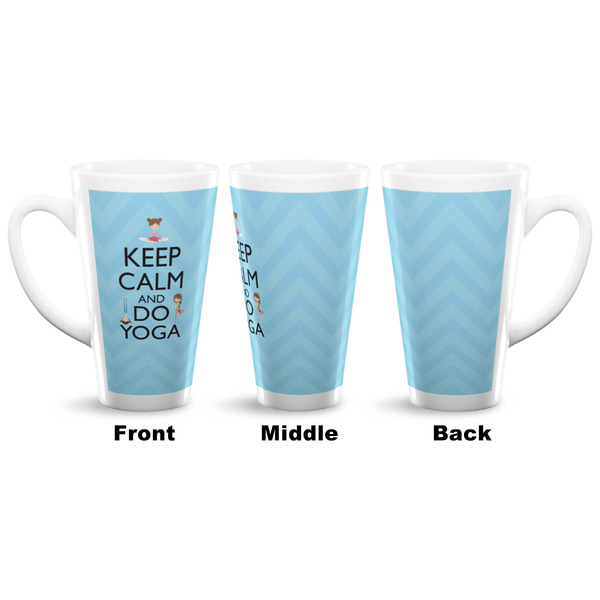 Keep Calm & Do Yoga 16 Oz Latte Mug - Approval
