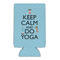 Keep Calm & Do Yoga 16oz Can Sleeve - FRONT (flat)