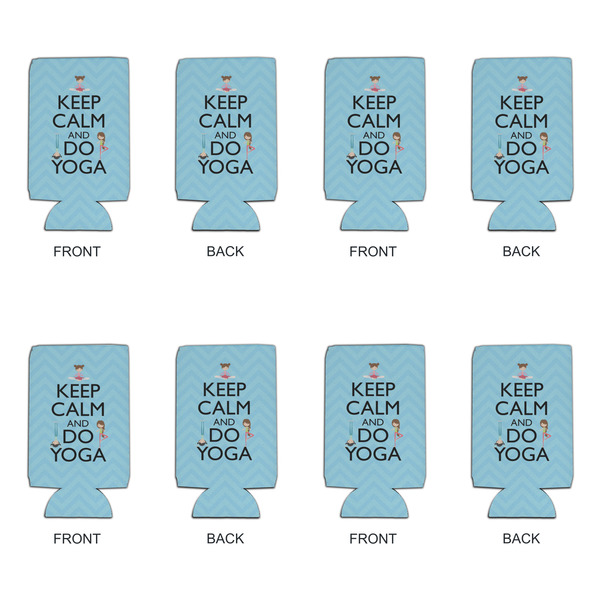 Keep Calm & Do Yoga 16oz Can Sleeve - Set of 4 - APPROVAL
