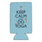 Keep Calm & Do Yoga 16oz Can Sleeve - Set of 4 - FRONT