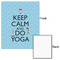 Keep Calm & Do Yoga 16x20 - Matte Poster - Front & Back