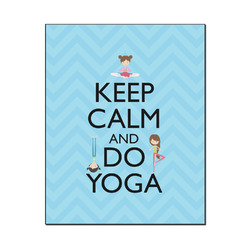 Keep Calm & Do Yoga Wood Print - 16x20