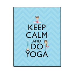 Keep Calm & Do Yoga Wood Print - 16x20