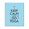 Keep Calm & Do Yoga Wood Print - 16x20
