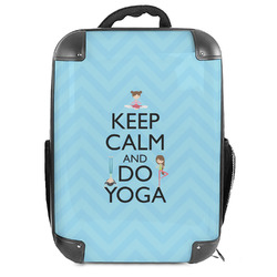Keep Calm & Do Yoga 18" Hard Shell Backpack
