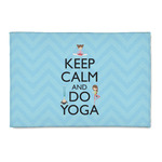 Keep Calm & Do Yoga Patio Rug
