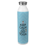 Keep Calm & Do Yoga 20oz Stainless Steel Water Bottle - Full Print