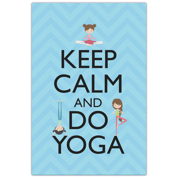 Keep Calm & Do Yoga 20x30 - Canvas Print - Front View