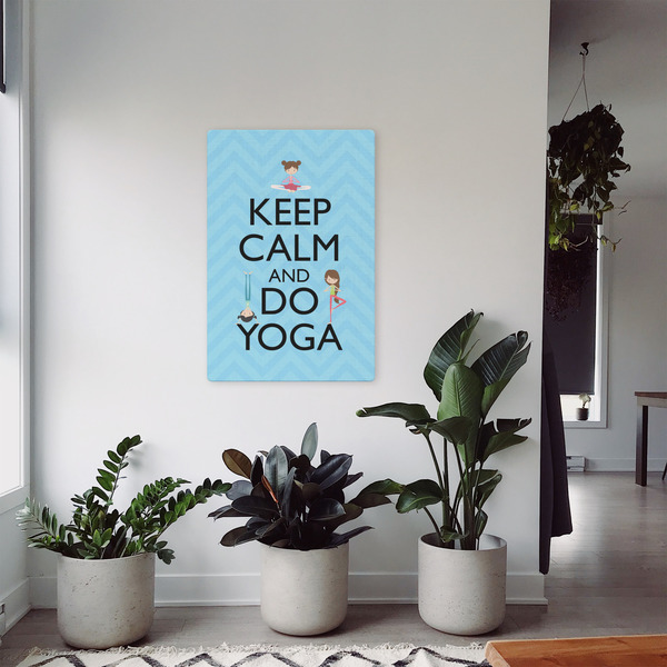 Keep Calm & Do Yoga 20x30 - Canvas Print - In Context