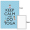 Keep Calm & Do Yoga 20x30 - Matte Poster - Front & Back