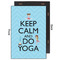 Keep Calm & Do Yoga 20x30 Wood Print - Front & Back View